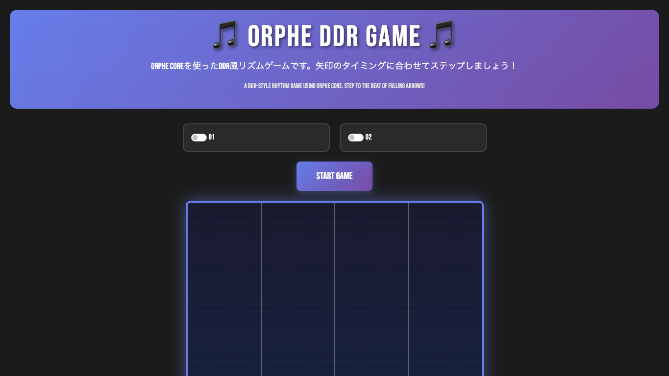 DDR game